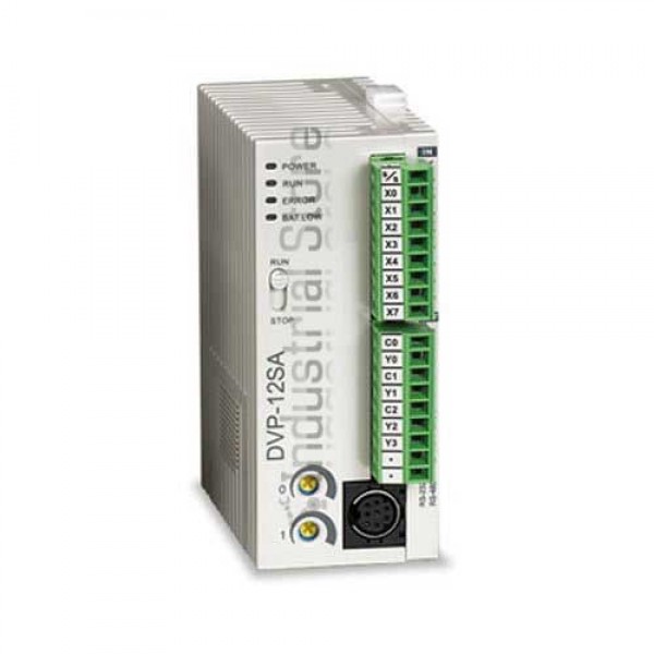 Delta PLC, CPU-PS=24VDC,DI=8,DO=4(Relay)